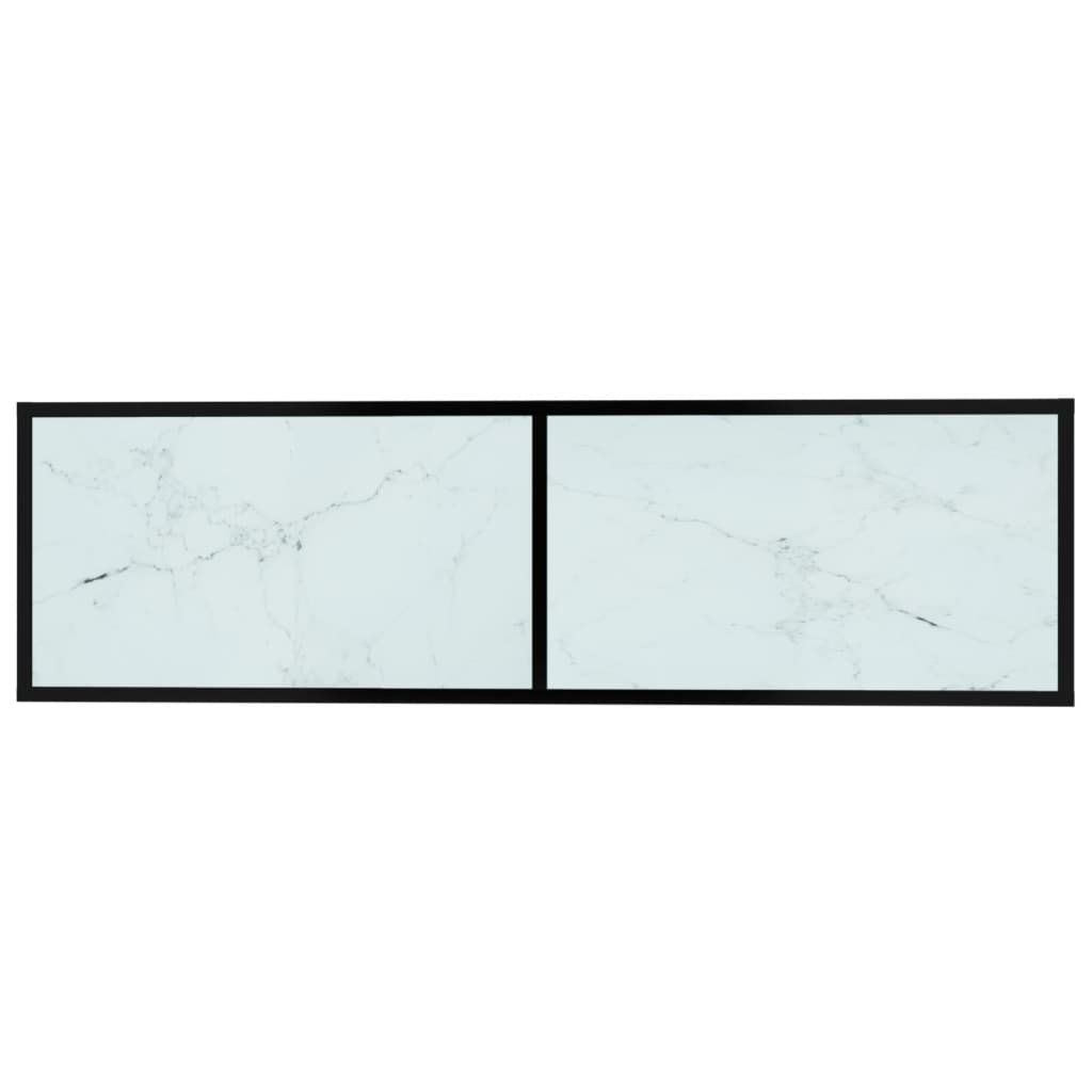 TV-taso valkoinen marmori 140x40x40,5 cm karkaistu lasi - Sisustajankoti.fi