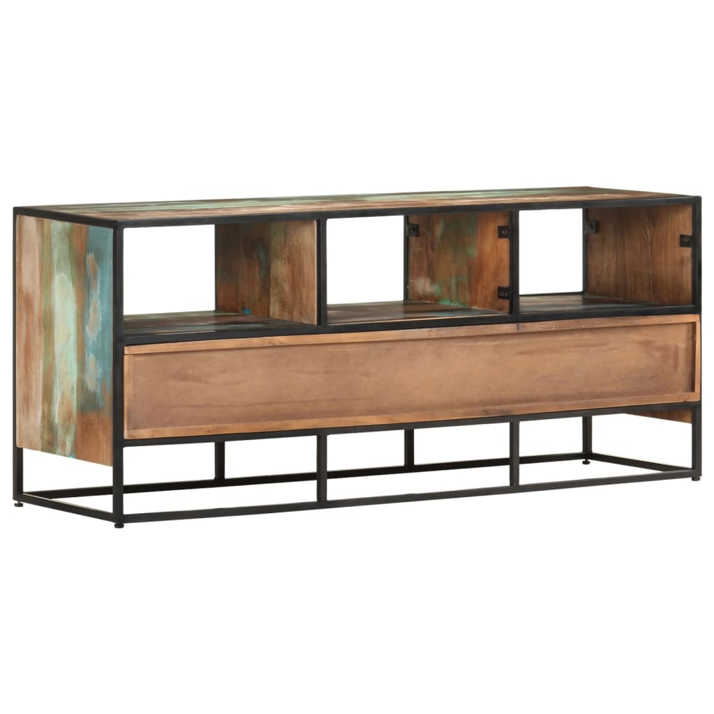 TV-taso 110x30x45 cm kierrätetty täyspuu - Sisustajankoti.fi