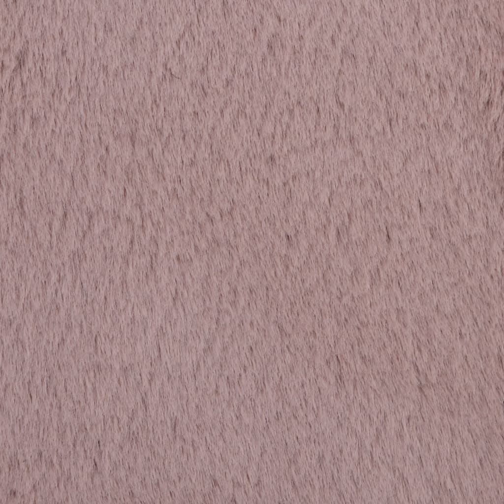 Matto jäniksen tekoturkis 200x300 cm vanha pinkki - Sisustajankoti.fi