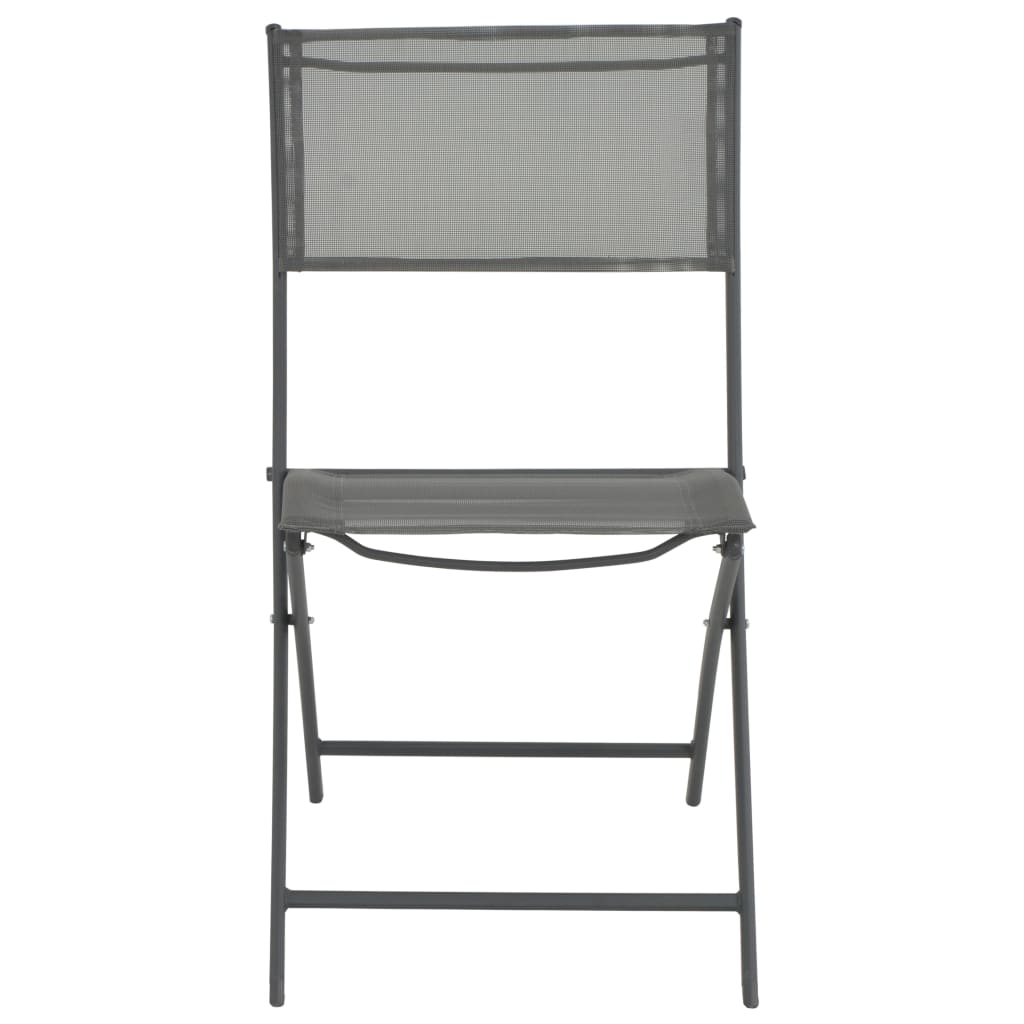 3073503 5 Piece Outdoor Dining Set Steel (313081+313089) - Sisustajankoti.fi