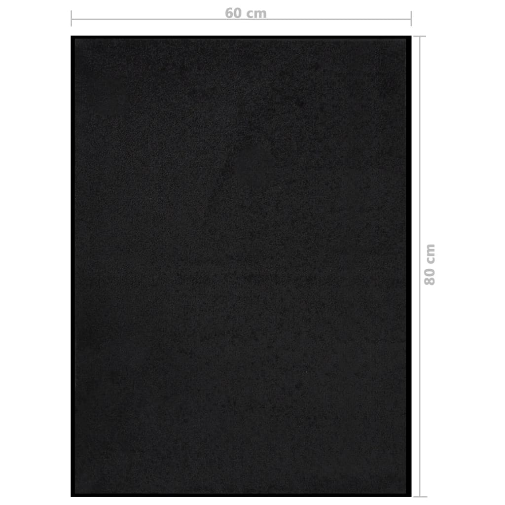 Ovimatto musta 60x80 cm - Sisustajankoti.fi