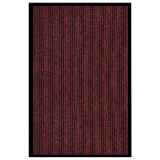 Ovimatto raidallinen punainen 80x120 cm - Sisustajankoti.fi