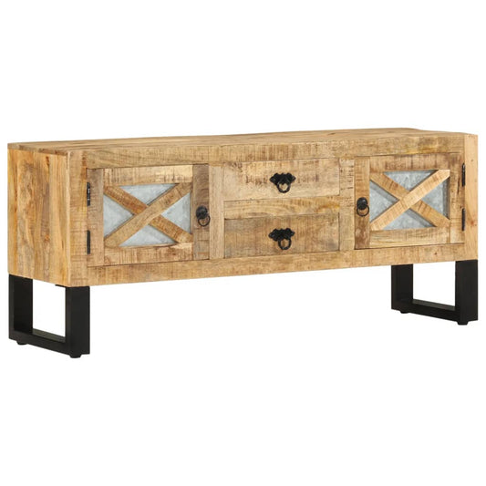 TV-taso 110x30x45 cm karkea mangopuu - Sisustajankoti.fi