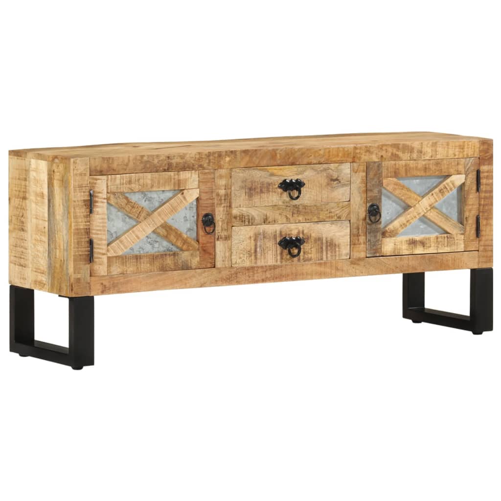 TV-taso 110x30x45 cm karkea mangopuu - Sisustajankoti.fi