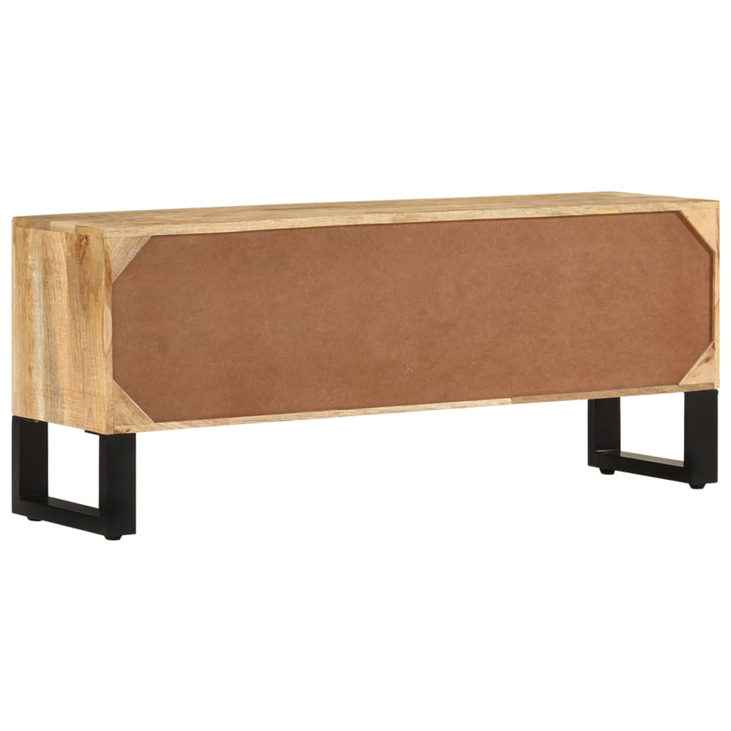 TV-taso 110x30x45 cm karkea mangopuu - Sisustajankoti.fi