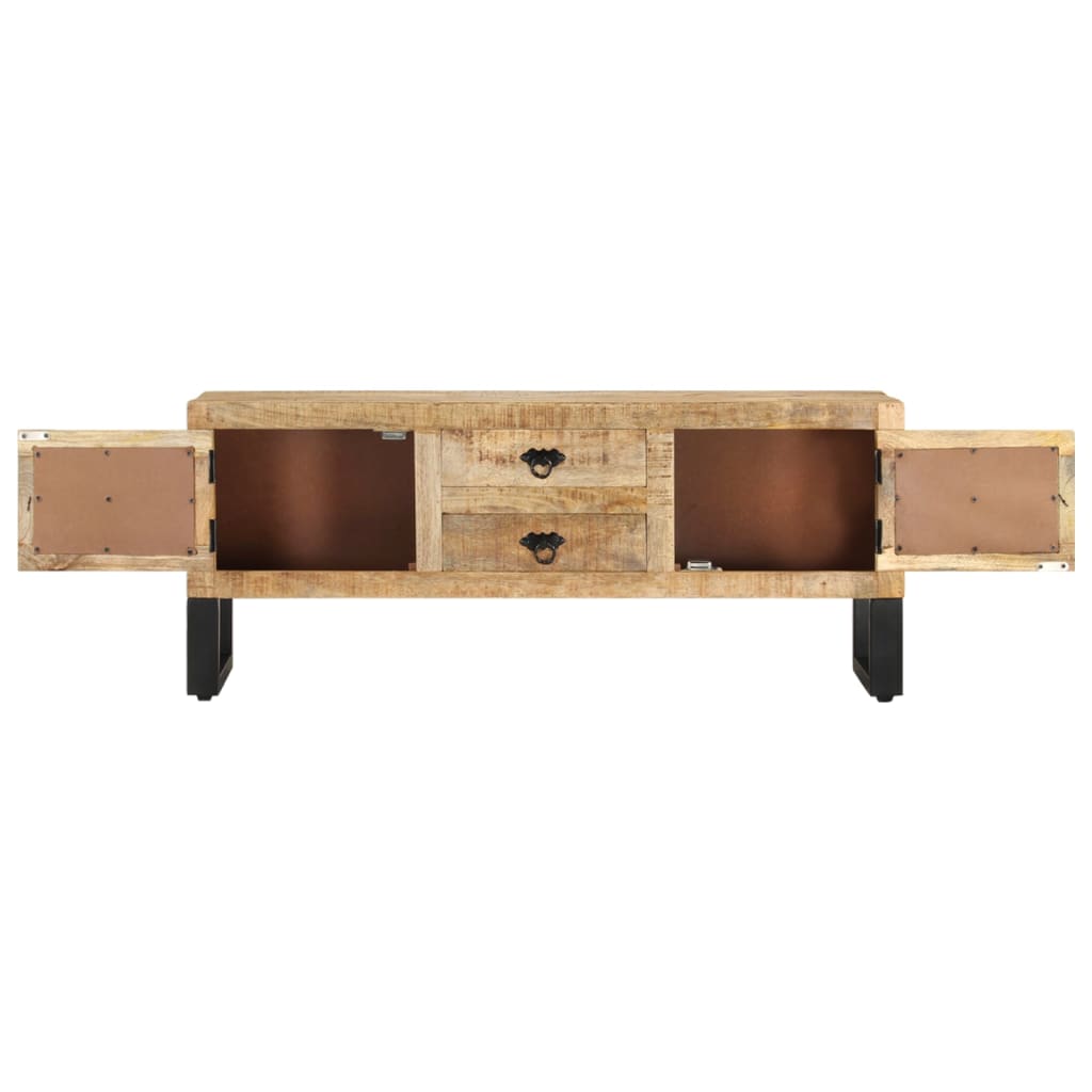 TV-taso 110x30x45 cm karkea mangopuu - Sisustajankoti.fi
