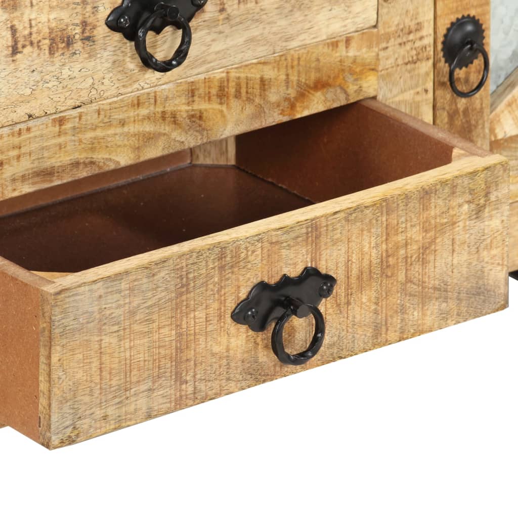 TV-taso 110x30x45 cm karkea mangopuu - Sisustajankoti.fi
