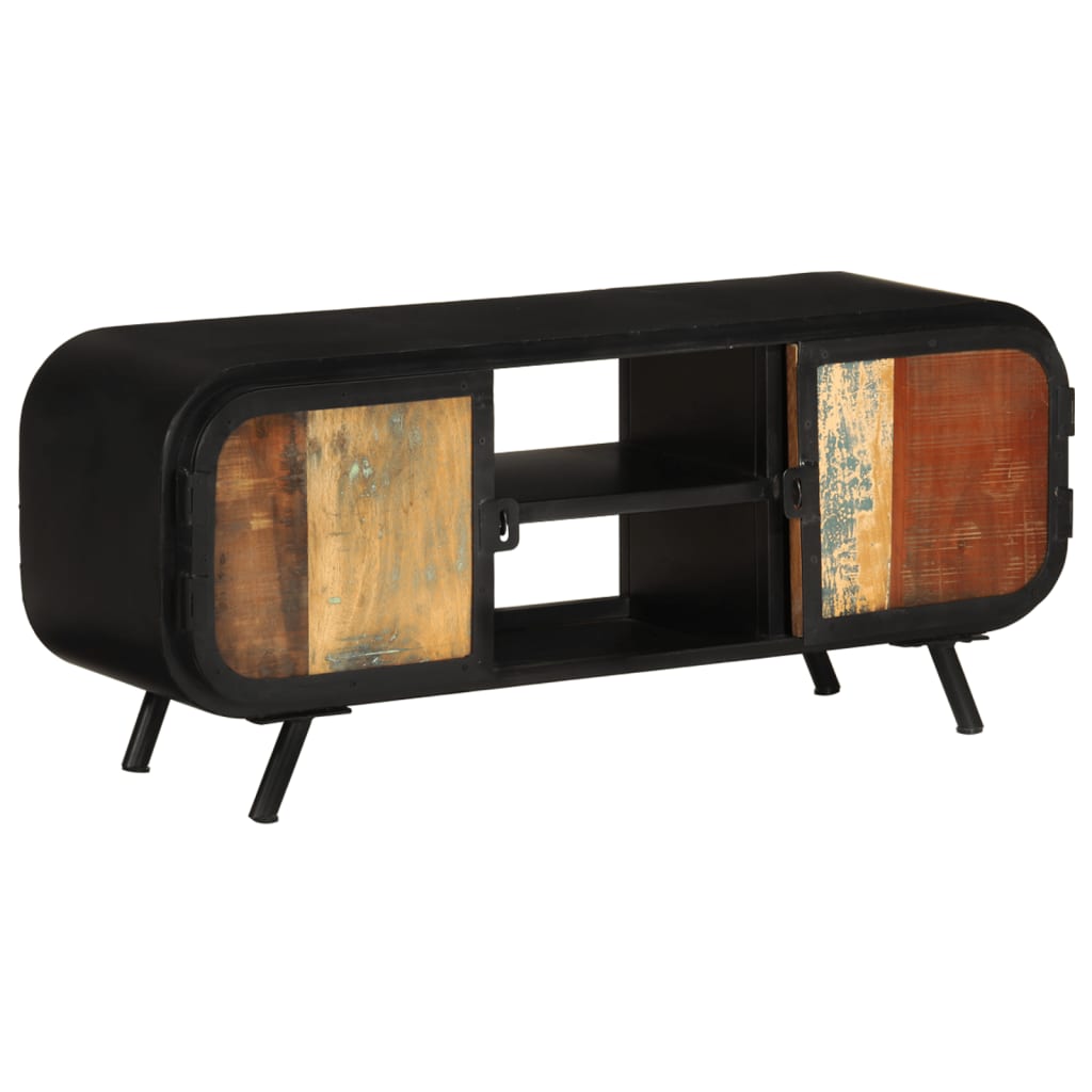 TV-taso 110x30x45 cm kierrätetty täyspuu - Sisustajankoti.fi