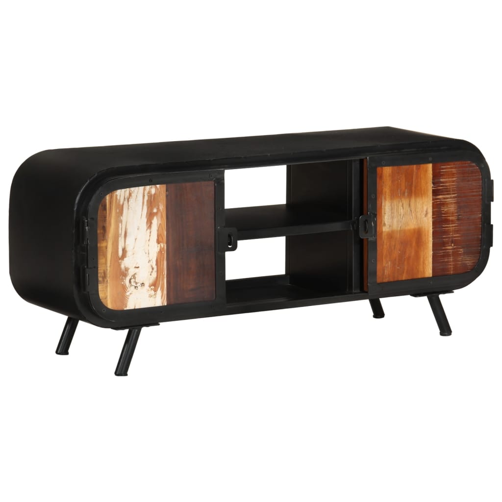 TV-taso 110x30x45 cm kierrätetty täyspuu - Sisustajankoti.fi