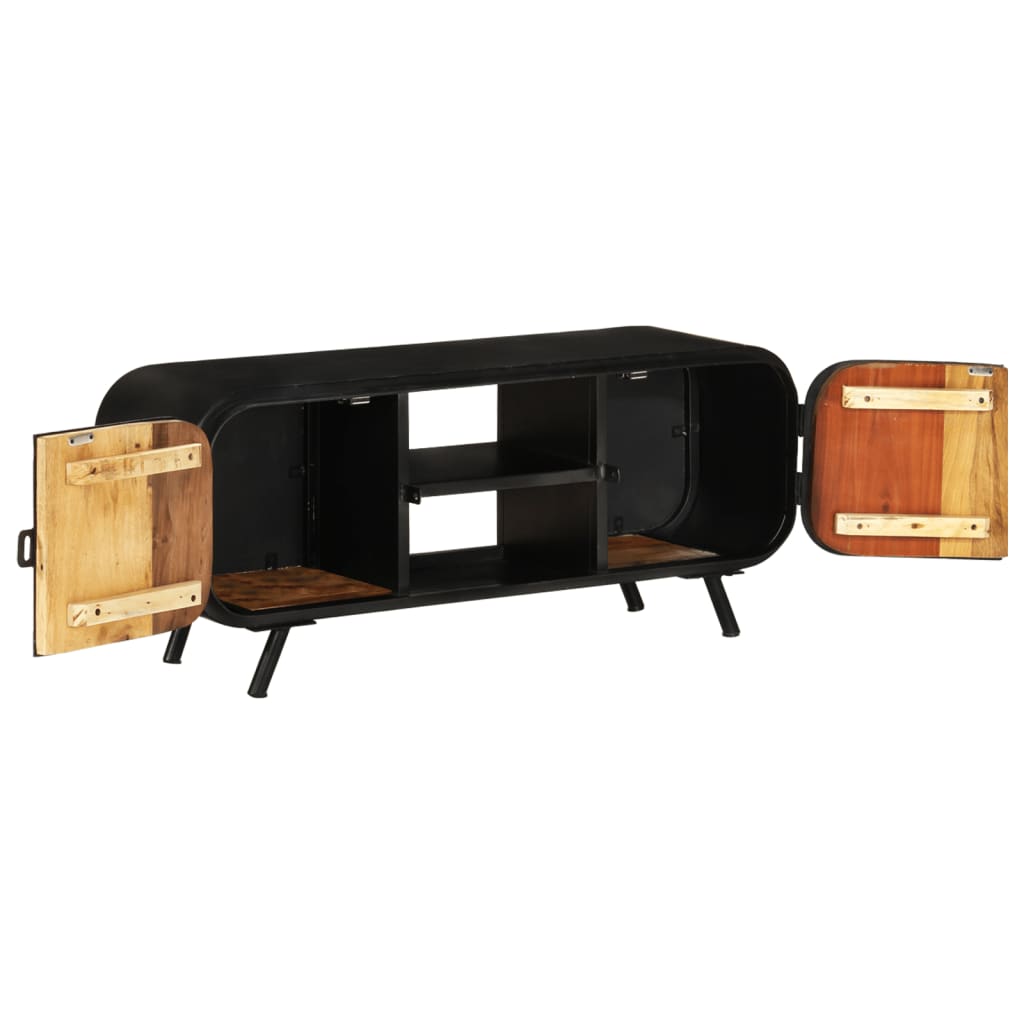 TV-taso 110x30x45 cm kierrätetty täyspuu - Sisustajankoti.fi