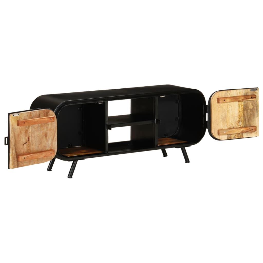 TV-taso 110x30x45 cm karkea mangopuu - Sisustajankoti.fi
