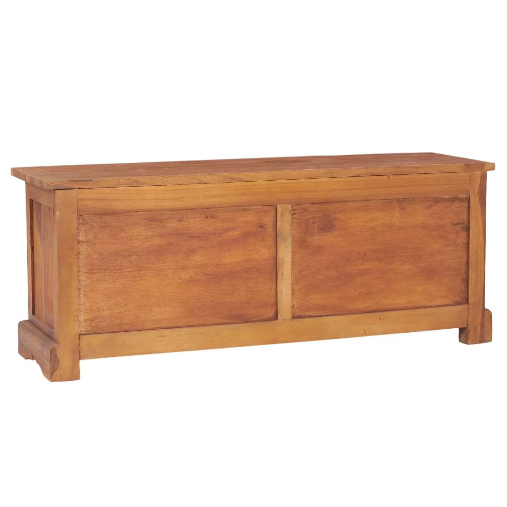 TV-taso 100x30x40 cm täysi tiikki - Sisustajankoti.fi