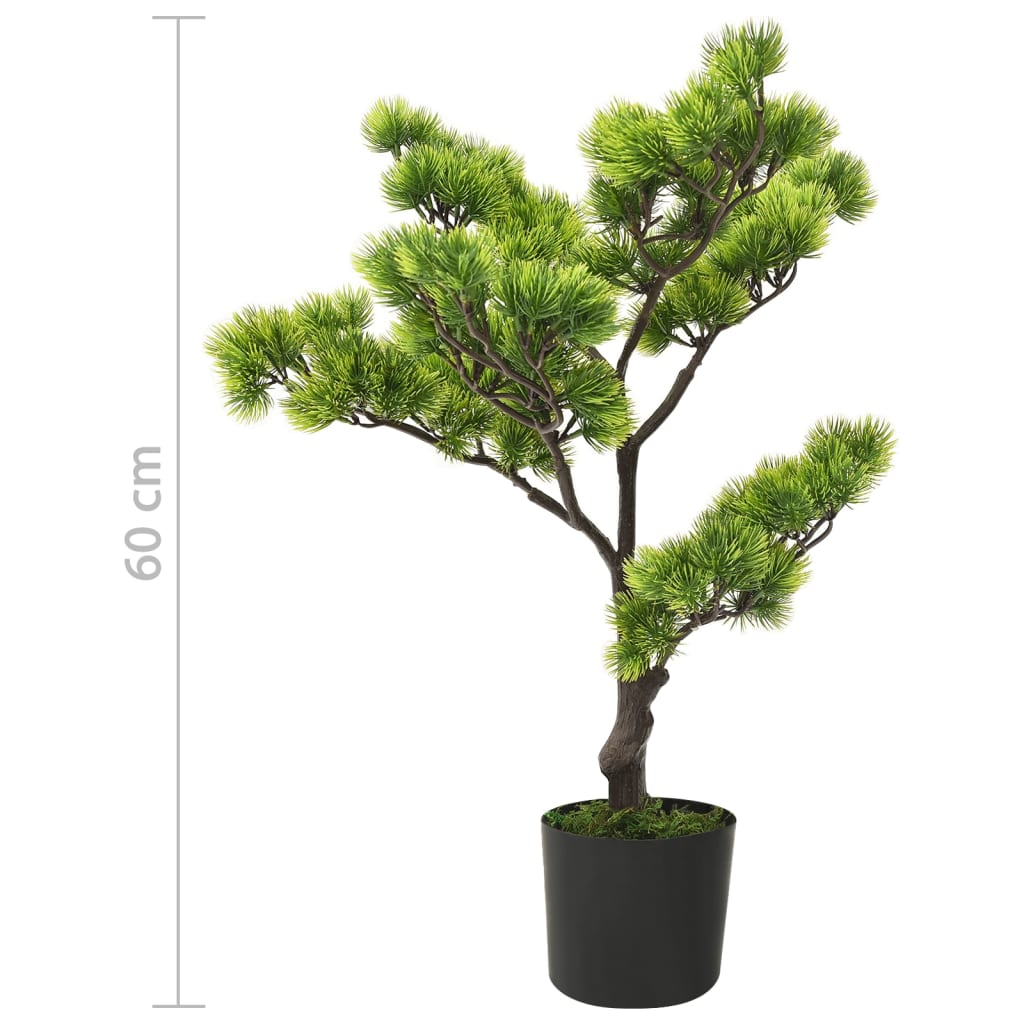 Tekokasvi bonsaipuu mänty ruukulla 60 cm vihreä - Sisustajankoti.fi