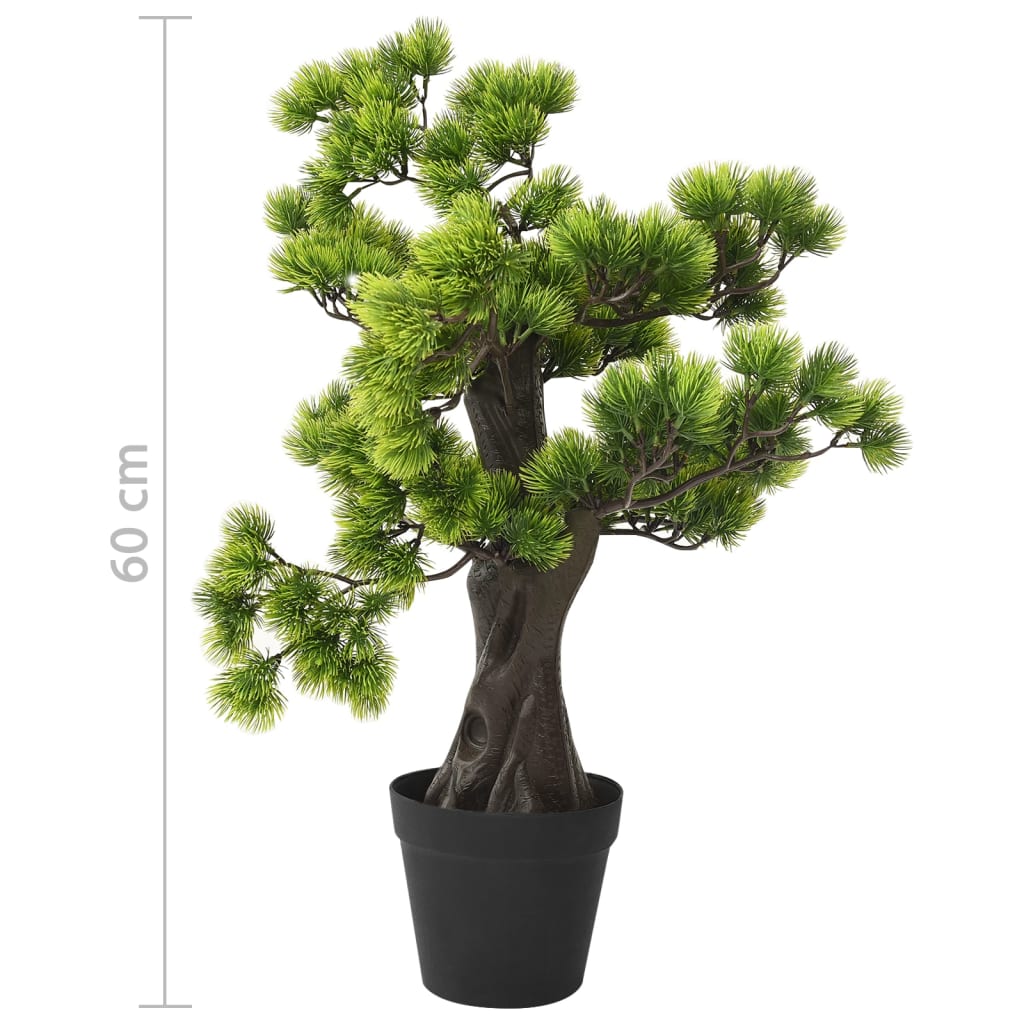 Tekokasvi bonsaipuu mänty ruukulla 60 cm vihreä - Sisustajankoti.fi