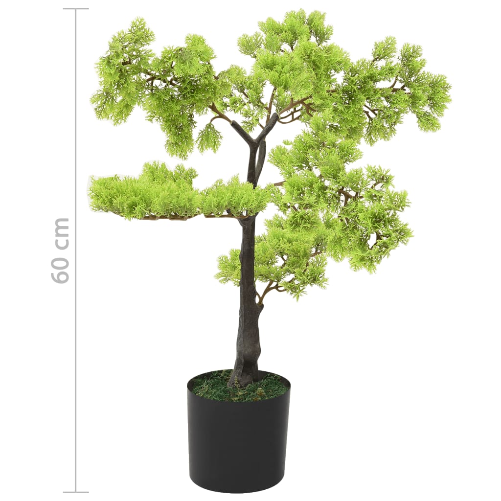 Tekokasvi bonsaipuu sypressi ruukulla 60 cm vihreä - Sisustajankoti.fi