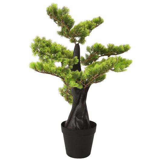 Tekokasvi bonsaipuu sypressi ruukulla 60 cm vihreä - Sisustajankoti.fi