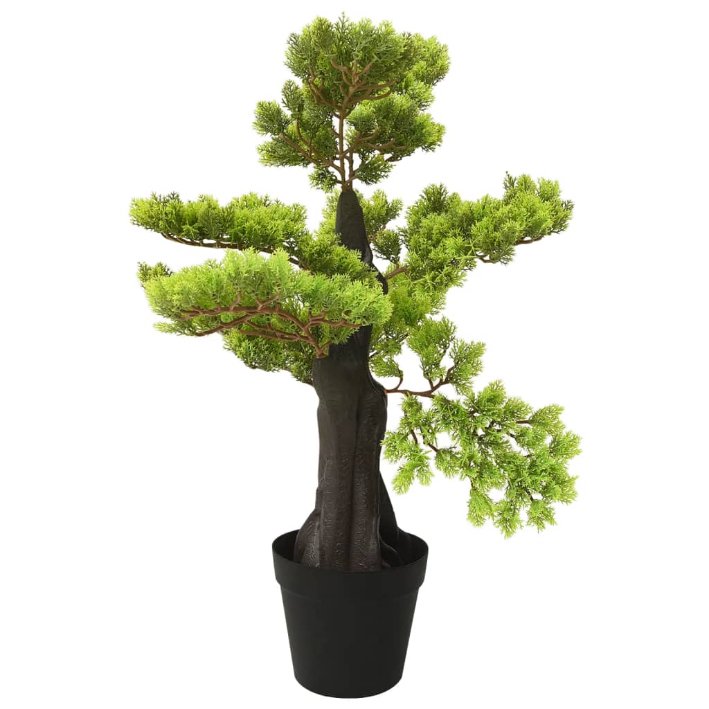 Tekokasvi bonsaipuu sypressi ruukulla 60 cm vihreä - Sisustajankoti.fi