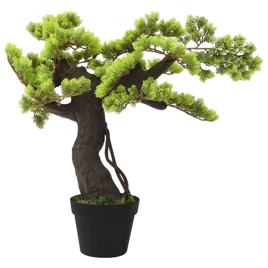 Tekokasvi bonsaipuu sypressi ruukulla 70 cm vihreä - Sisustajankoti.fi