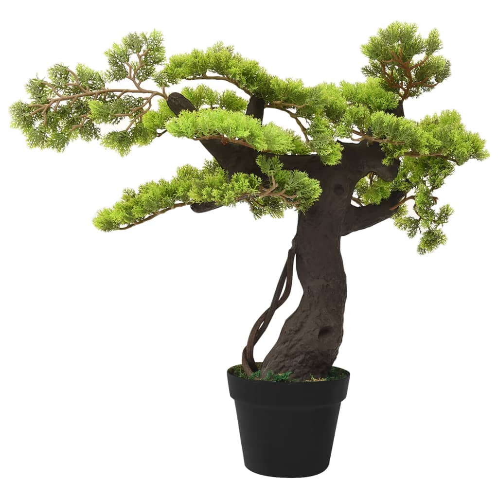 Tekokasvi bonsaipuu sypressi ruukulla 70 cm vihreä - Sisustajankoti.fi