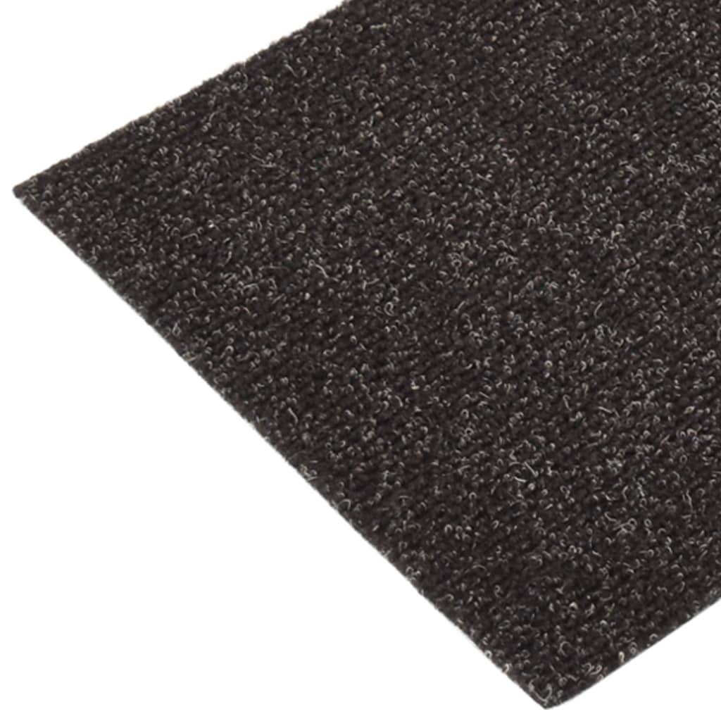 Itsekiinnittyvät porrasmatot suorakaide 15 kpl 60x25 cm ruskea - Sisustajankoti.fi