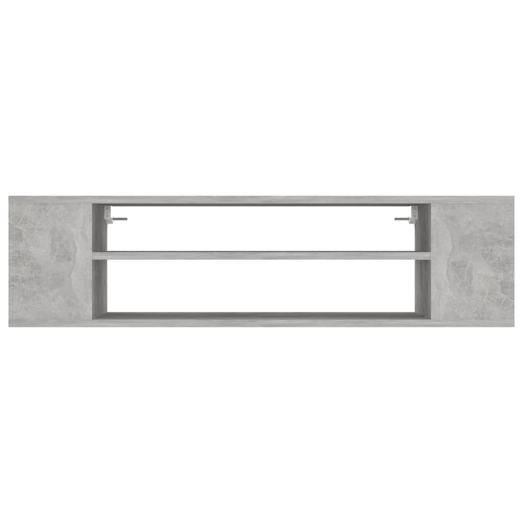 Seinäkiinnitettävä TV-taso betoninharm. 100x30x26,5cm lastulevy - Sisustajankoti.fi