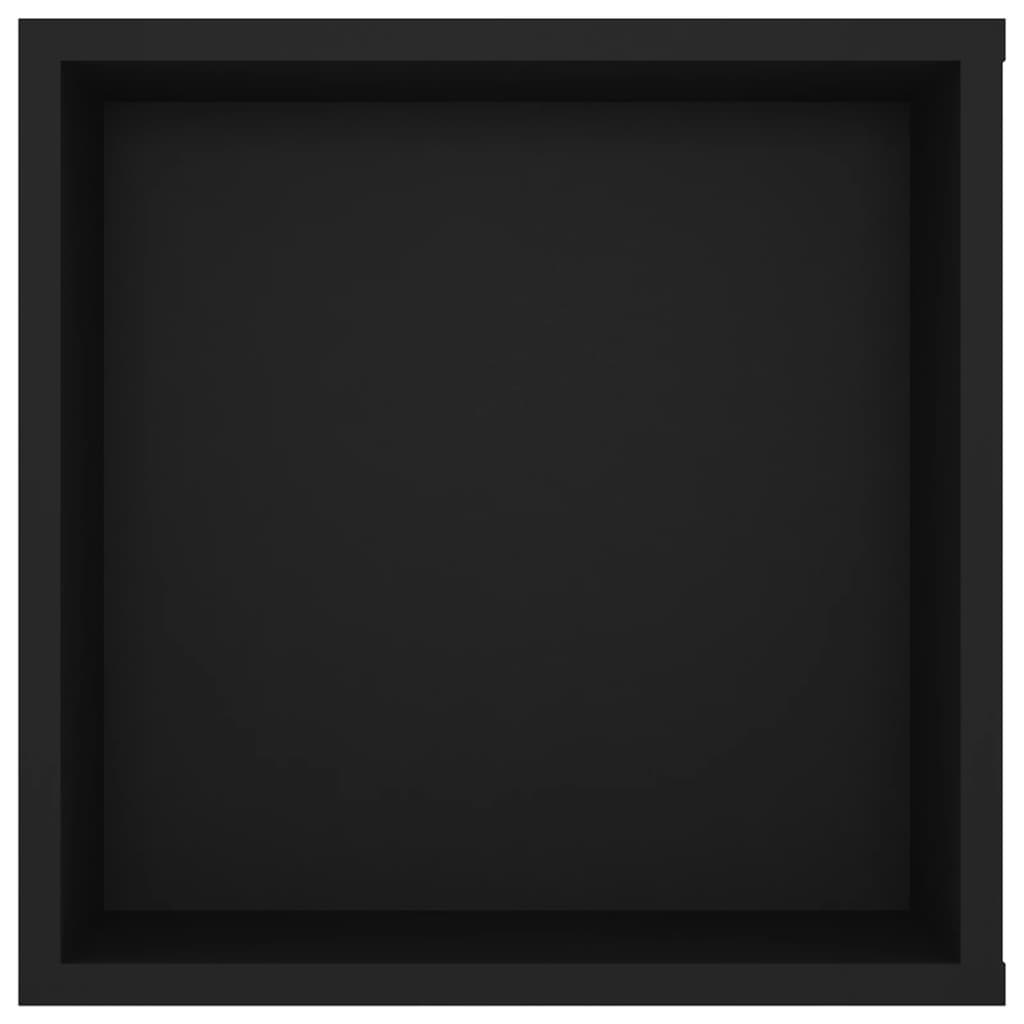 Seinäkiinnitettävä TV-taso musta 102x35x35 cm lastulevy - Sisustajankoti.fi
