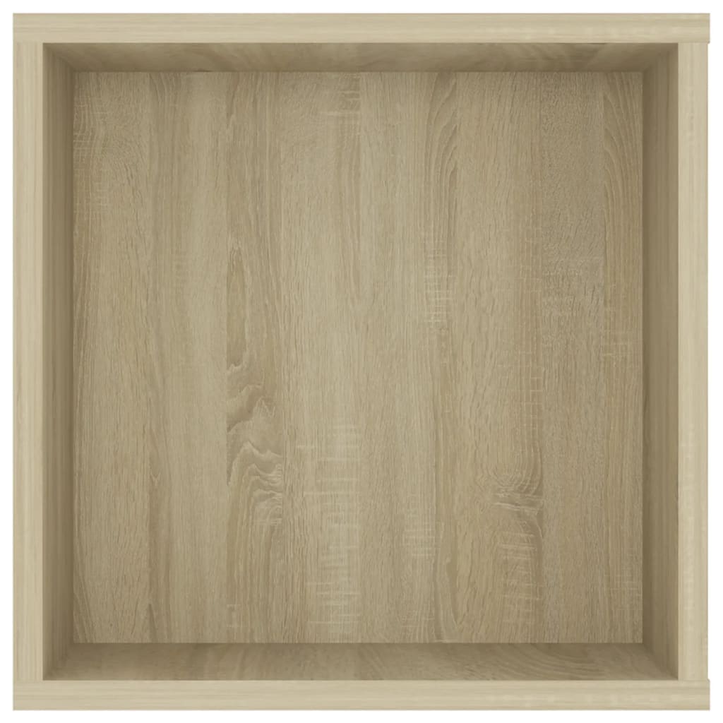Seinäkiinnitettävä TV-taso Sonoma-tammi 102x35x35cm lastulevy - Sisustajankoti.fi