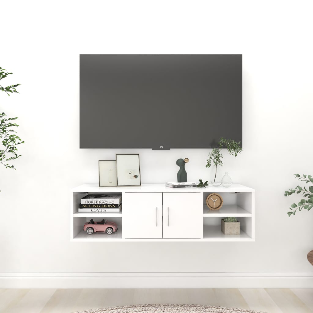 Seinähylly valkoinen 102x30x29 cm lastulevy - Sisustajankoti.fi