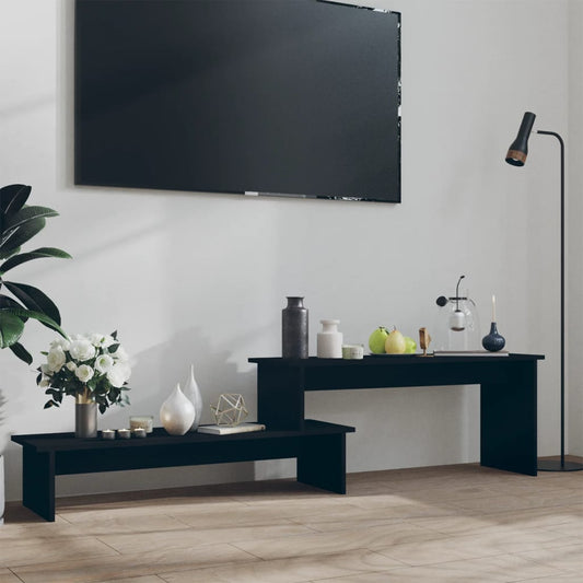 TV-taso musta 180x30x43 cm - Sisustajankoti.fi