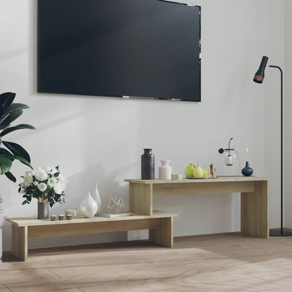 TV-taso Sonoma-tammi 180x30x43 cm lastulevy - Sisustajankoti.fi