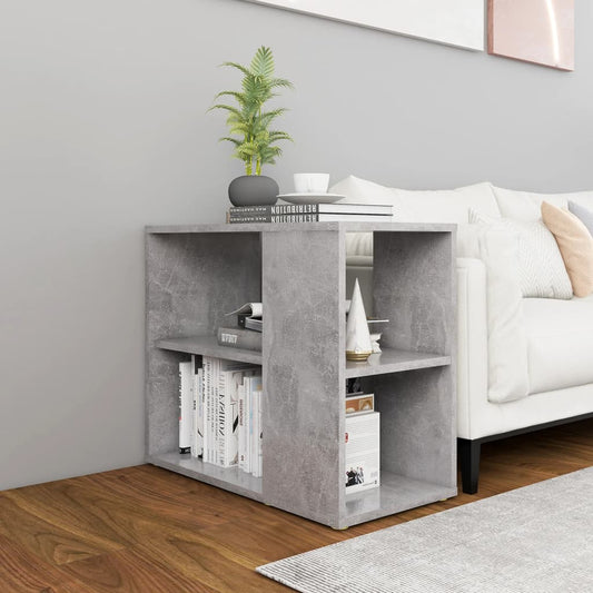 Sivukaappi betoninharmaa 60x30x50 cm lastulevy - Sisustajankoti.fi