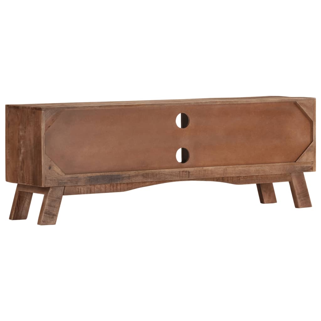 TV-taso 110x30x40 cm karkea mangopuu - Sisustajankoti.fi