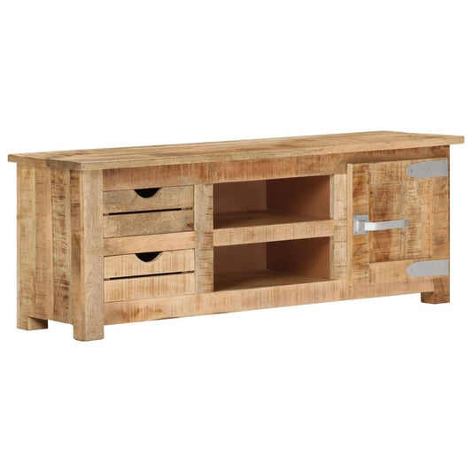 TV-taso 110x30x40 cm karkea mangopuu - Sisustajankoti.fi