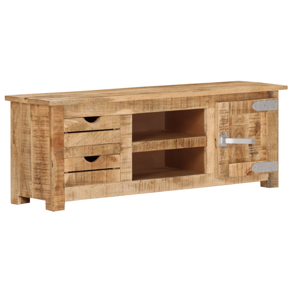 TV-taso 110x30x40 cm karkea mangopuu - Sisustajankoti.fi