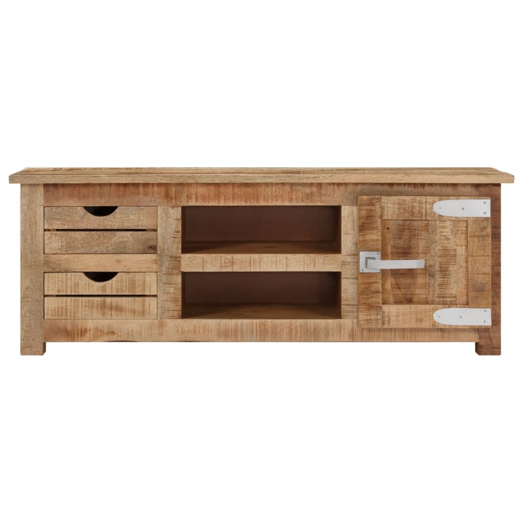 TV-taso 110x30x40 cm karkea mangopuu - Sisustajankoti.fi
