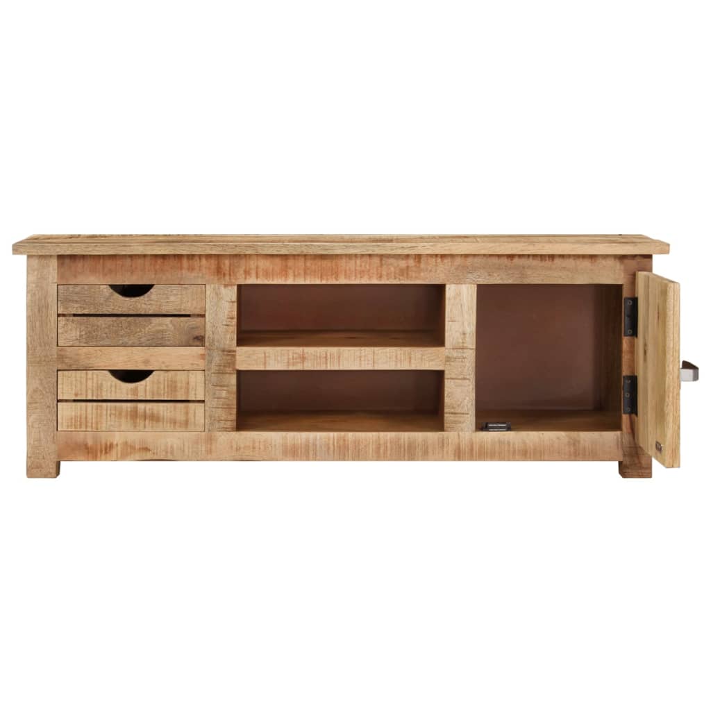 TV-taso 110x30x40 cm karkea mangopuu - Sisustajankoti.fi