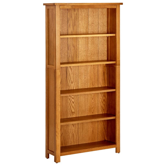 Kirjahylly 5 tasoa 70x22x140 cm täystammi - Sisustajankoti.fi