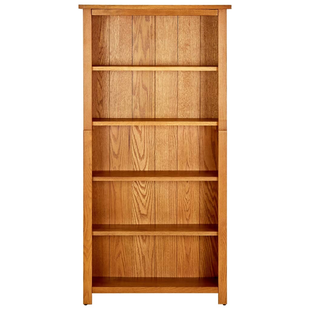 Kirjahylly 5 tasoa 70x22x140 cm täystammi - Sisustajankoti.fi