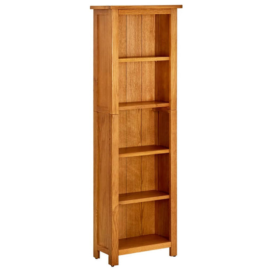 Kirjahylly 5 tasoa 45x22x140 cm täystammi - Sisustajankoti.fi