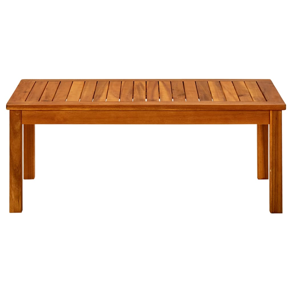 Puutarhan sohvapöytä 90x50x36 cm täysi akaasiapuu - Sisustajankoti.fi
