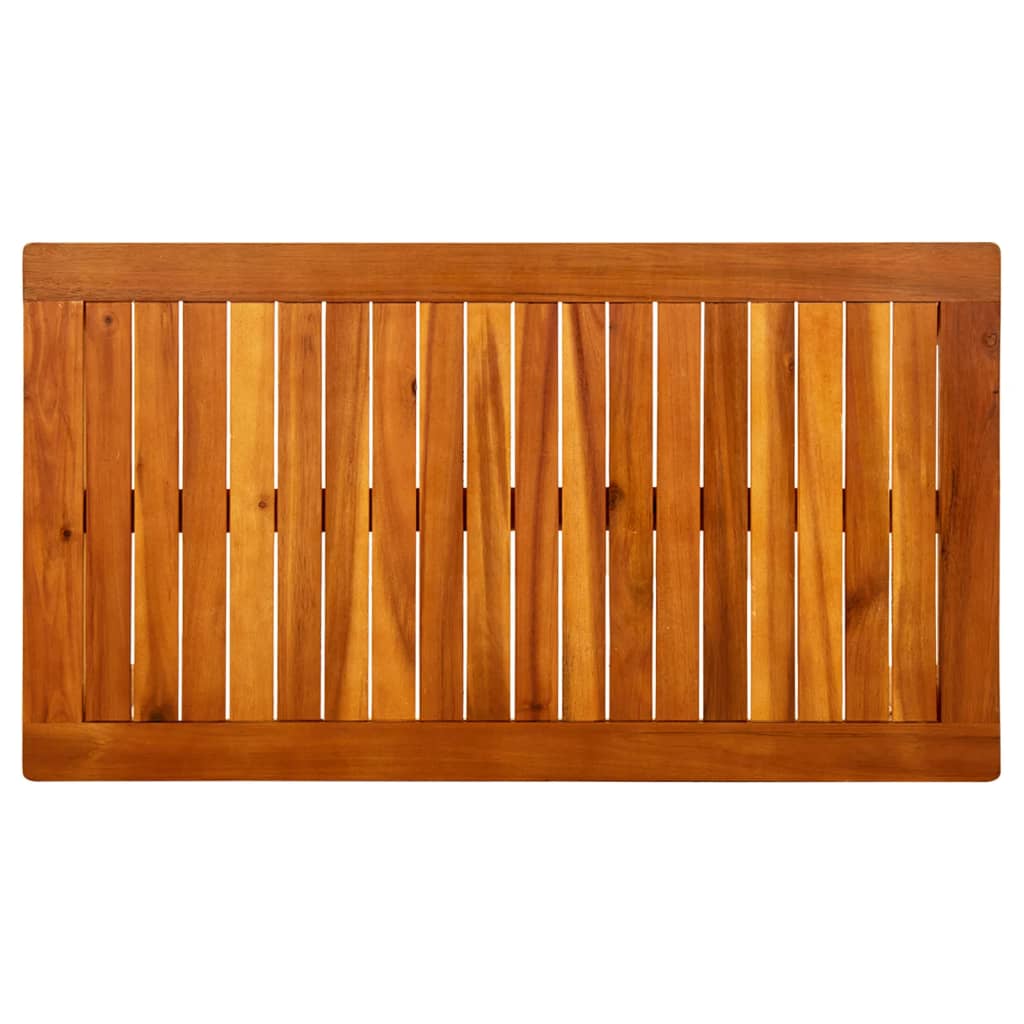Puutarhan sohvapöytä 90x50x36 cm täysi akaasiapuu - Sisustajankoti.fi