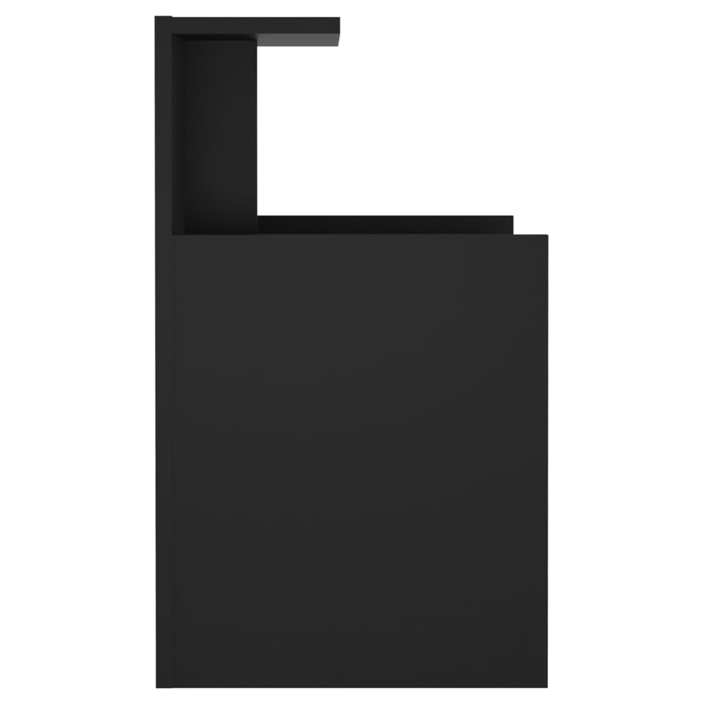 Yöpöytä musta 40x35x60 cm - Sisustajankoti.fi