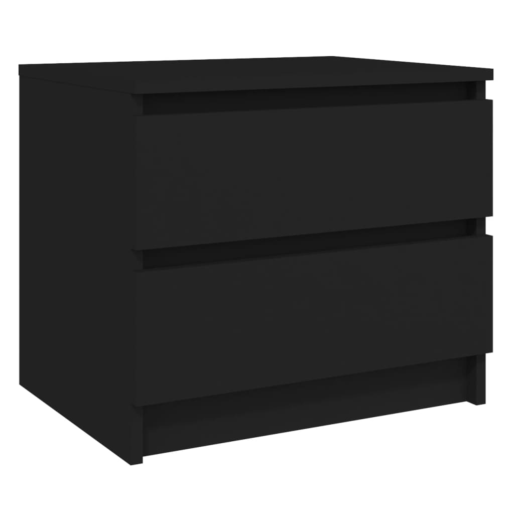 Yöpöytä musta 50x39x43,5 cm lastulevy - Sisustajankoti.fi