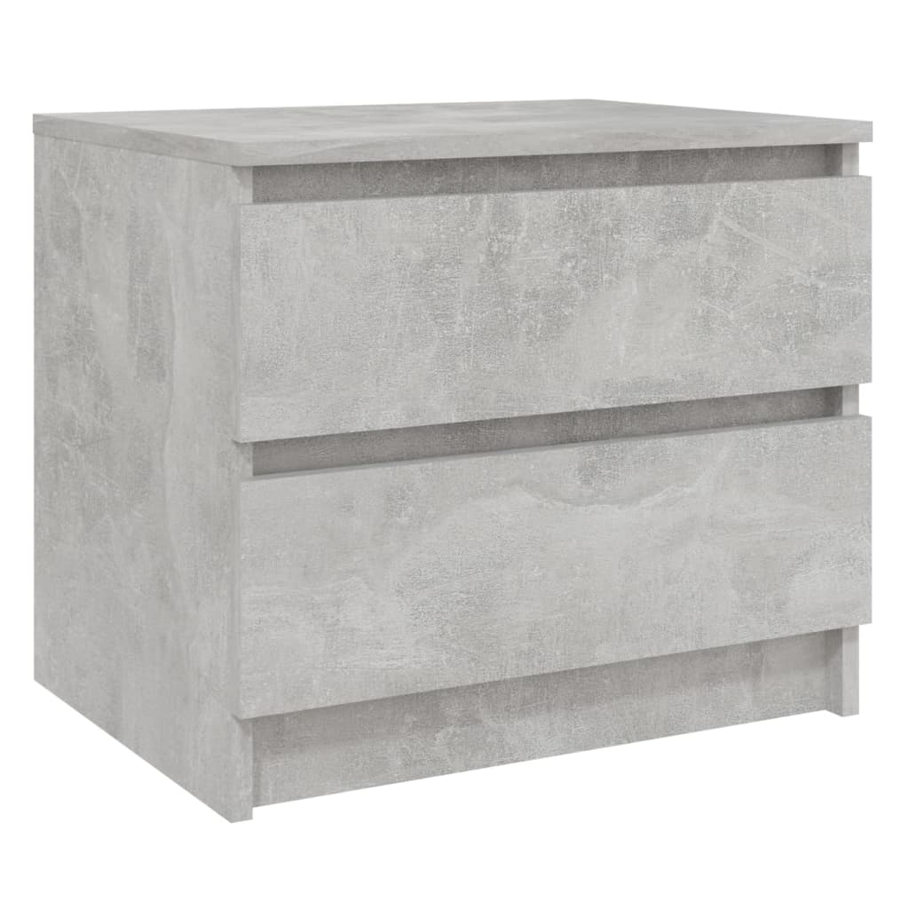 Yöpöytä betoninharmaa 50x39x43,5 cm lastulevy - Sisustajankoti.fi