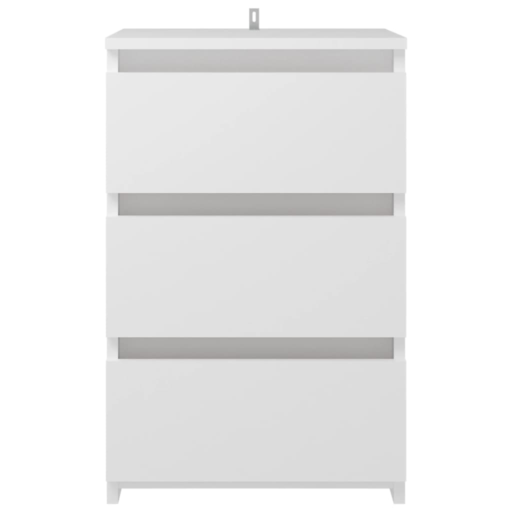 Yöpöytä valkoinen 40x35x62,5 cm lastulevy - Sisustajankoti.fi