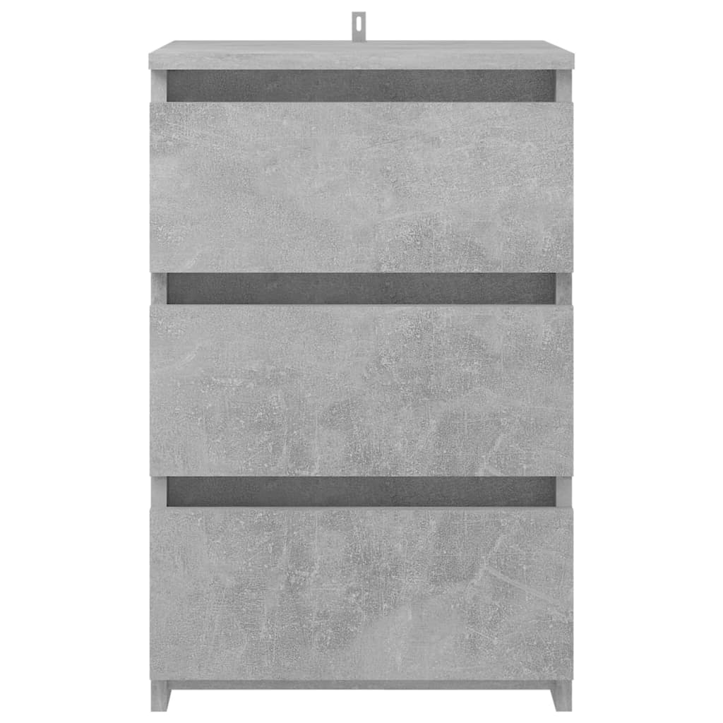 Yöpöytä betoninharmaa 40x35x62,5 cm lastulevy - Sisustajankoti.fi