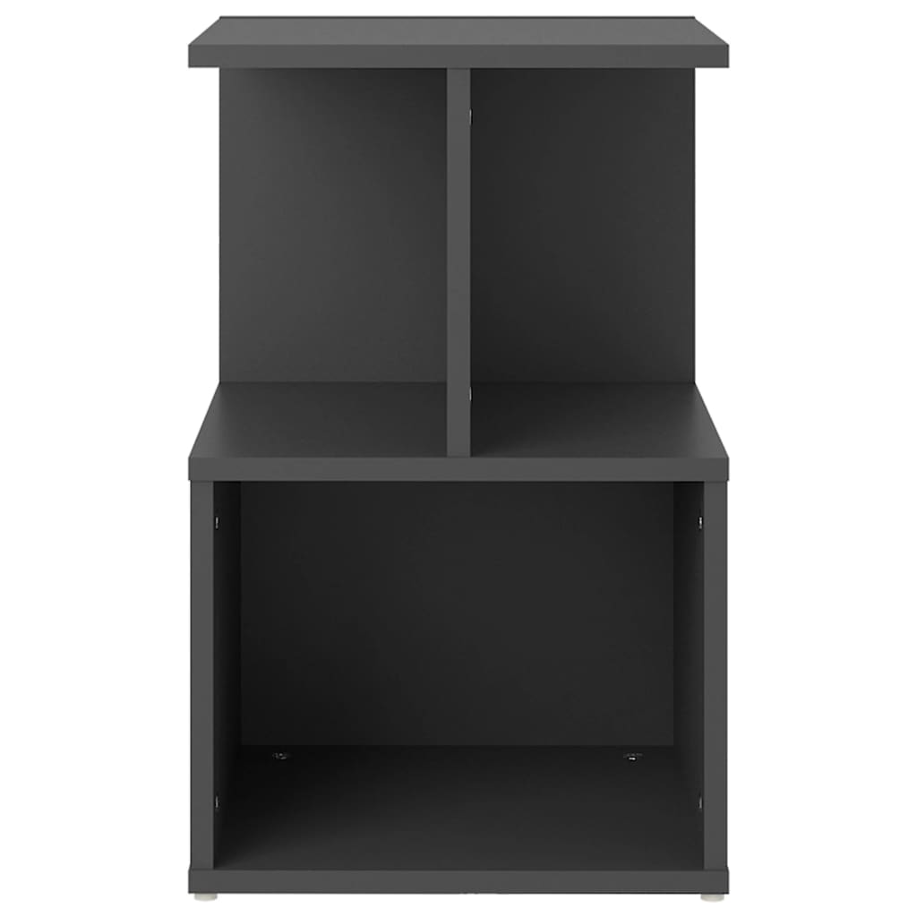 Yöpöydät 2 kpl harmaa 35x35x55 cm lastulevy - Sisustajankoti.fi