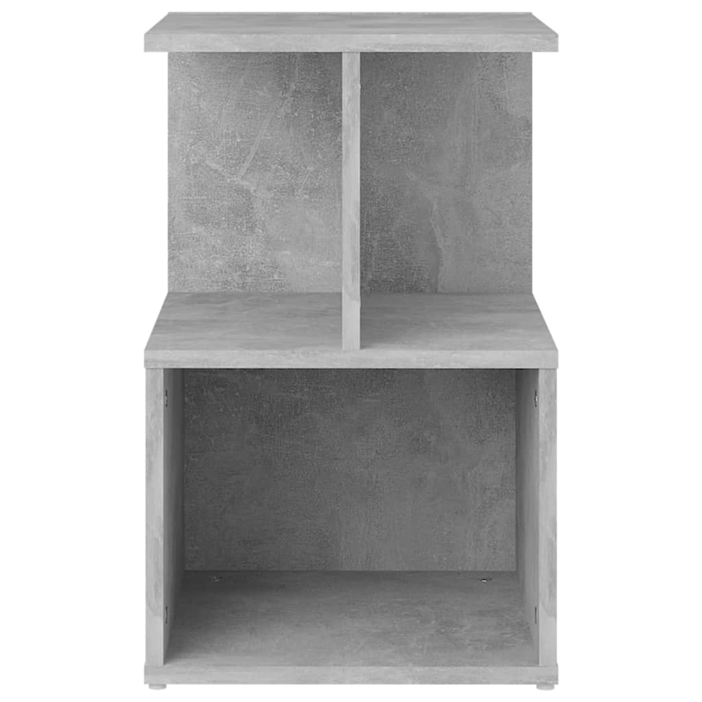 Yöpöydät 2 kpl betoninharmaa 35x35x55 cm lastulevy - Sisustajankoti.fi