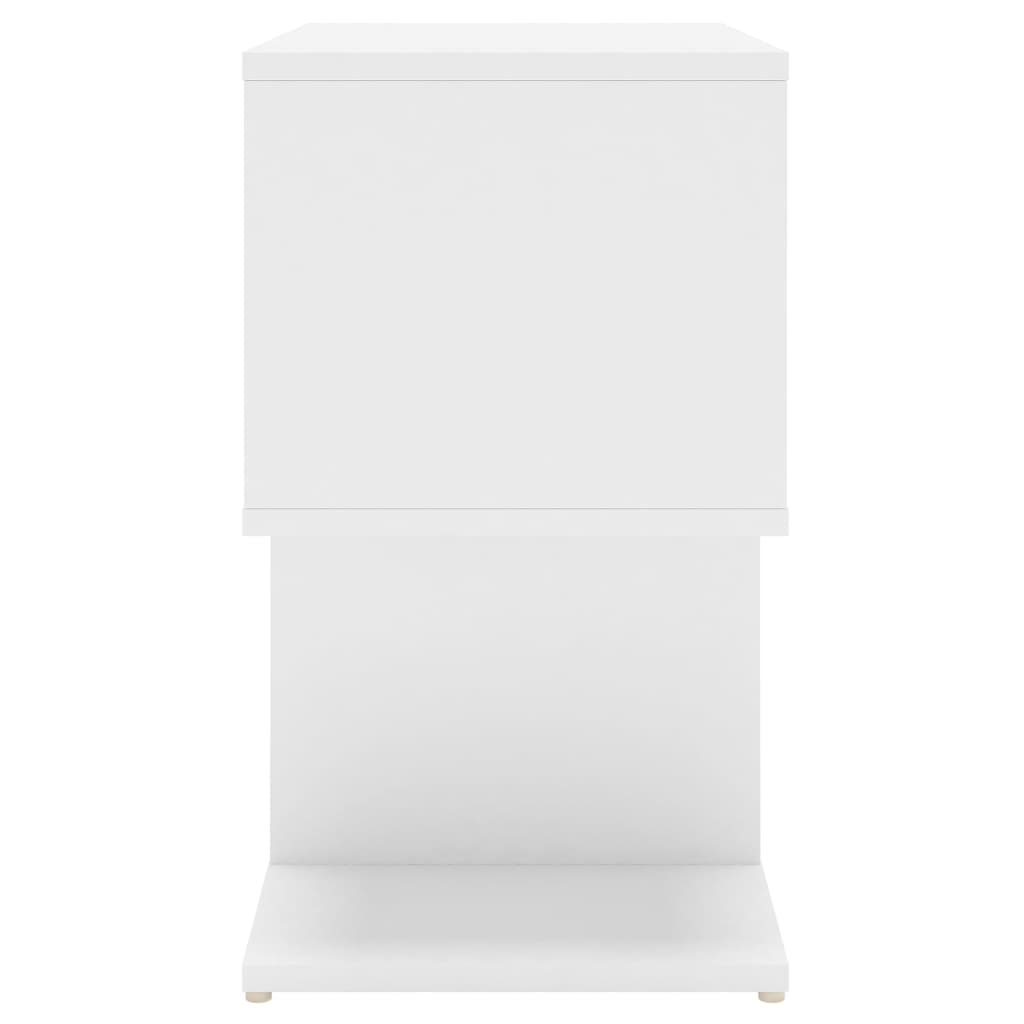 Yöpöytä valkoinen 50x30x51,5 cm lastulevy - Sisustajankoti.fi