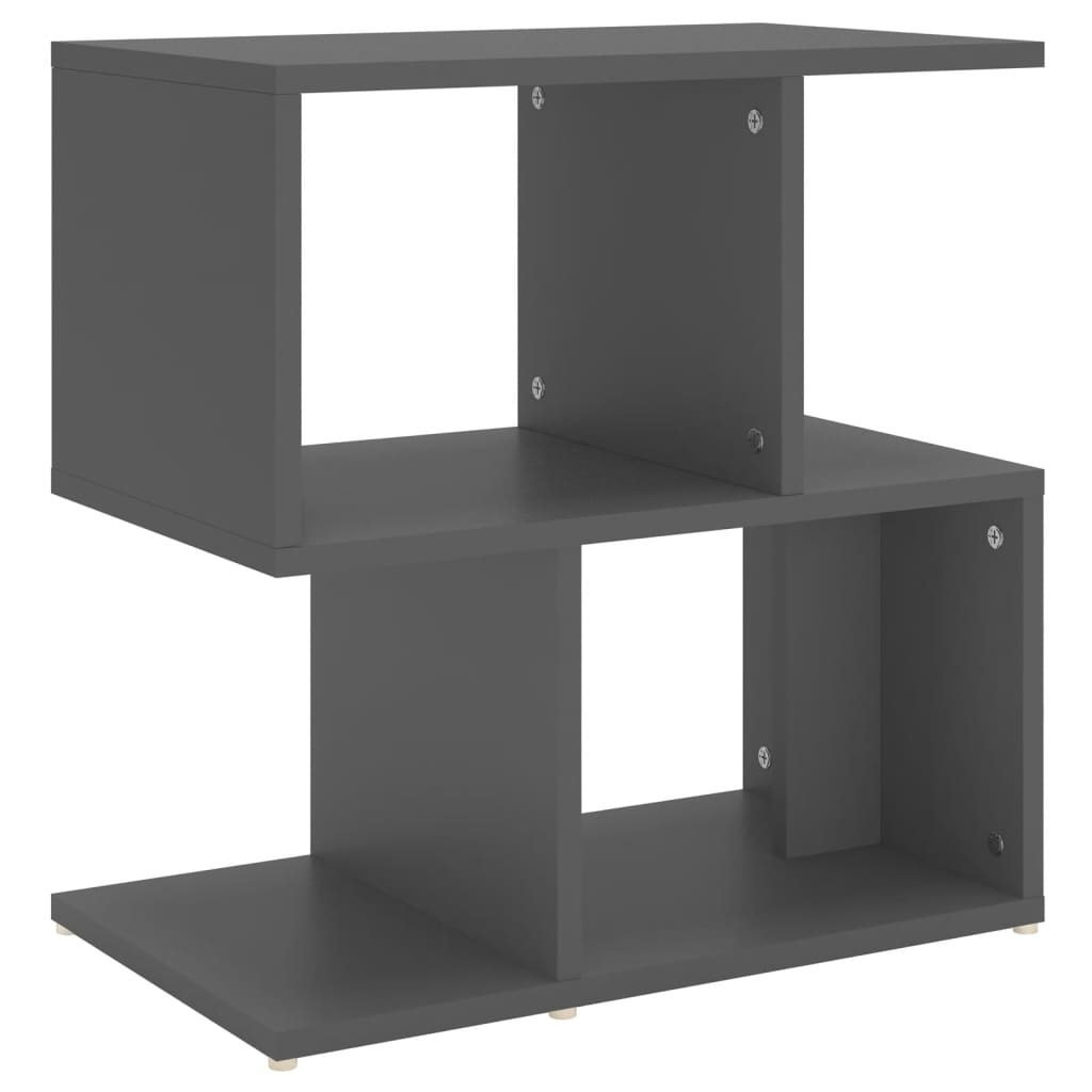 Yöpöytä harmaa 50x30x51,5 cm lastulevy - Sisustajankoti.fi
